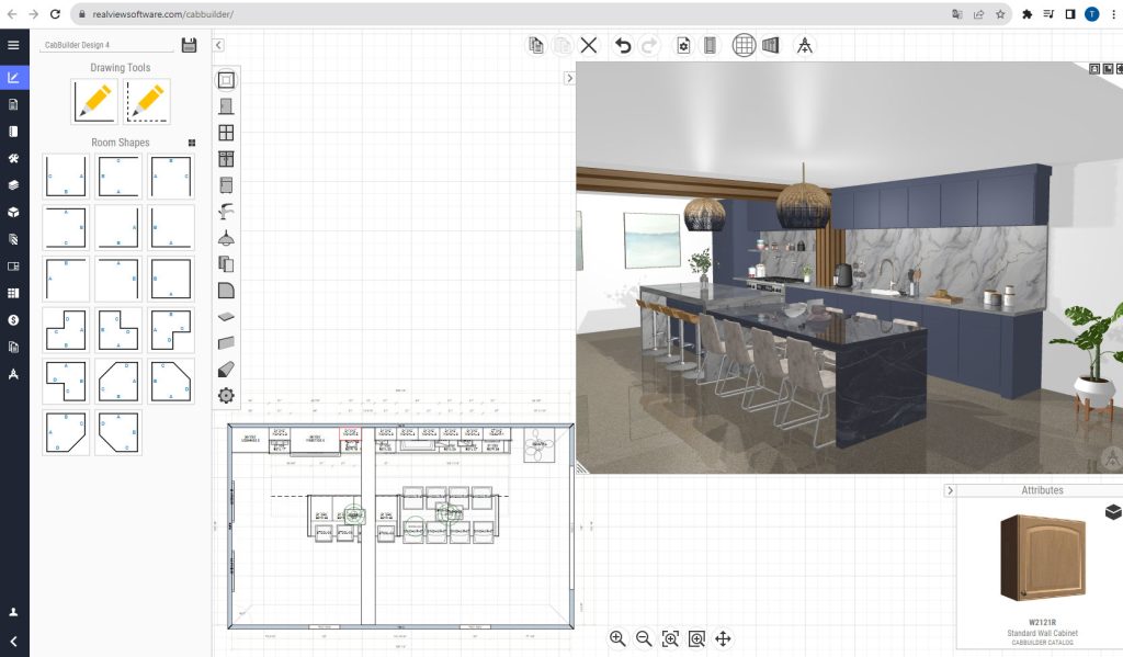 CNC and Custom Design Layout | Stunning 3D Graphics with CabBuilder